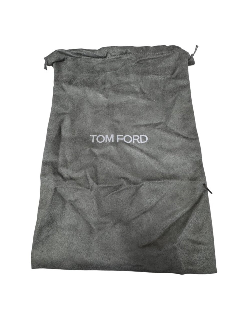 Tom Ford Gray Authentic Black Bag Drawstring Pouch 14” X 9”  Shoes Accessories